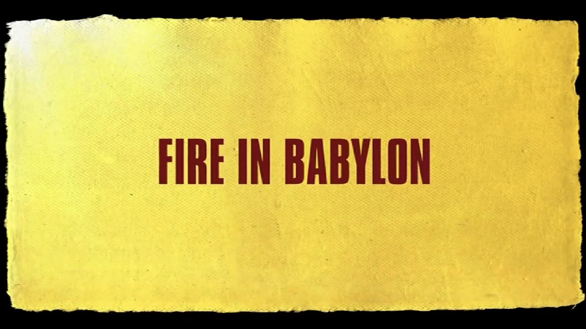 Fire in Babylon / Trailer